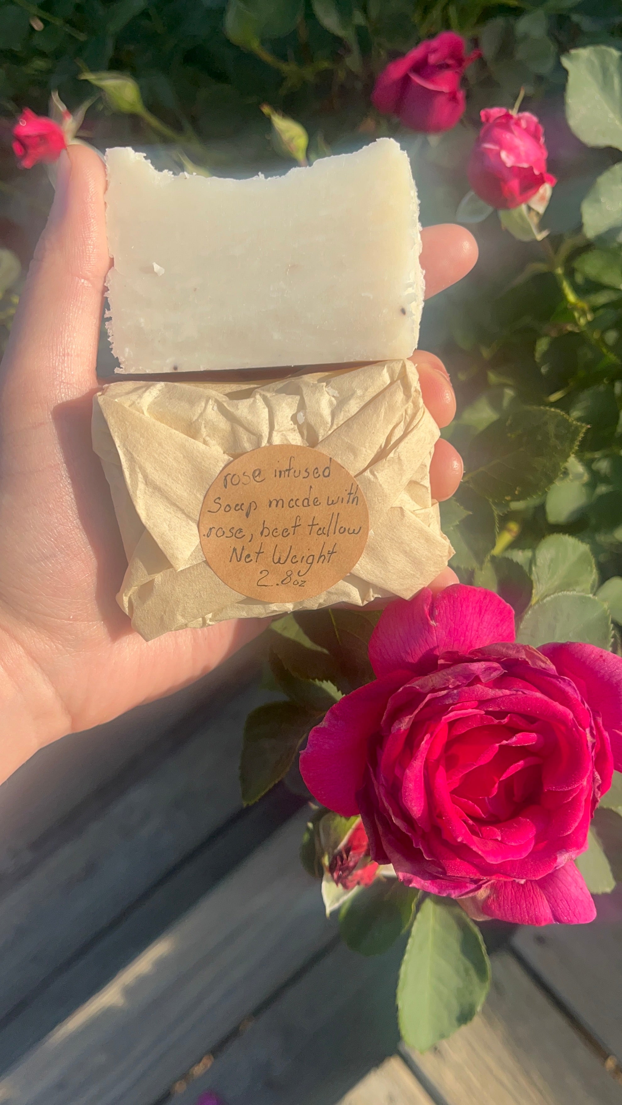 HP rose infused soap