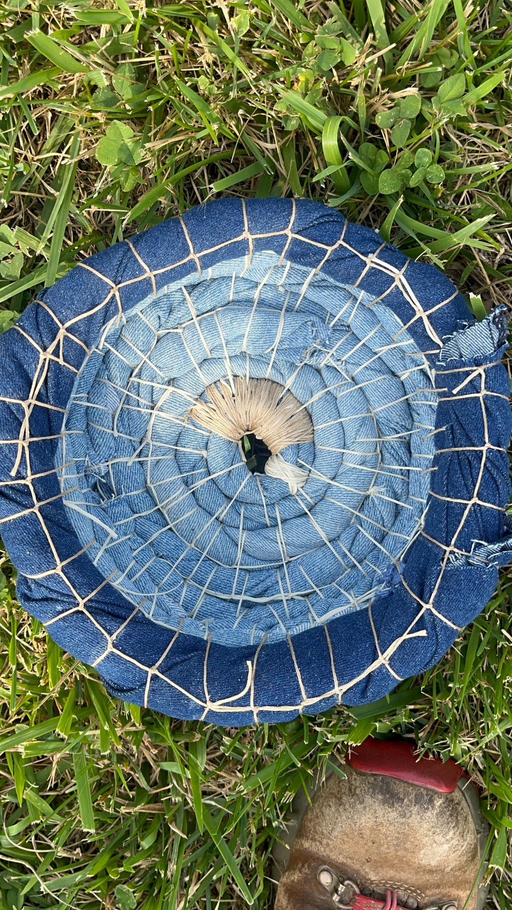 Up cycled harvest basket