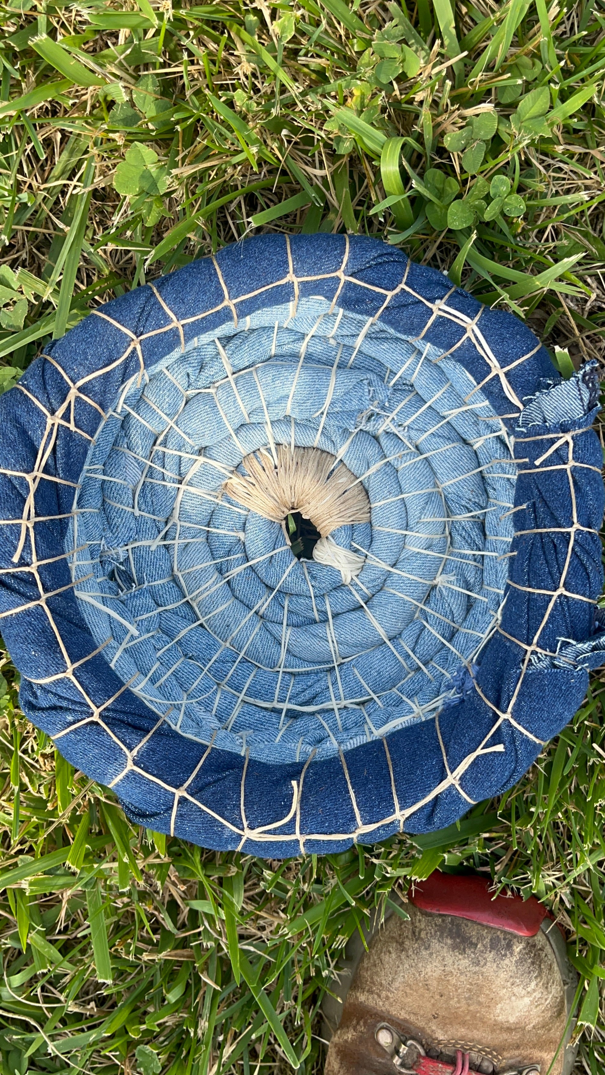 Up cycled harvest basket