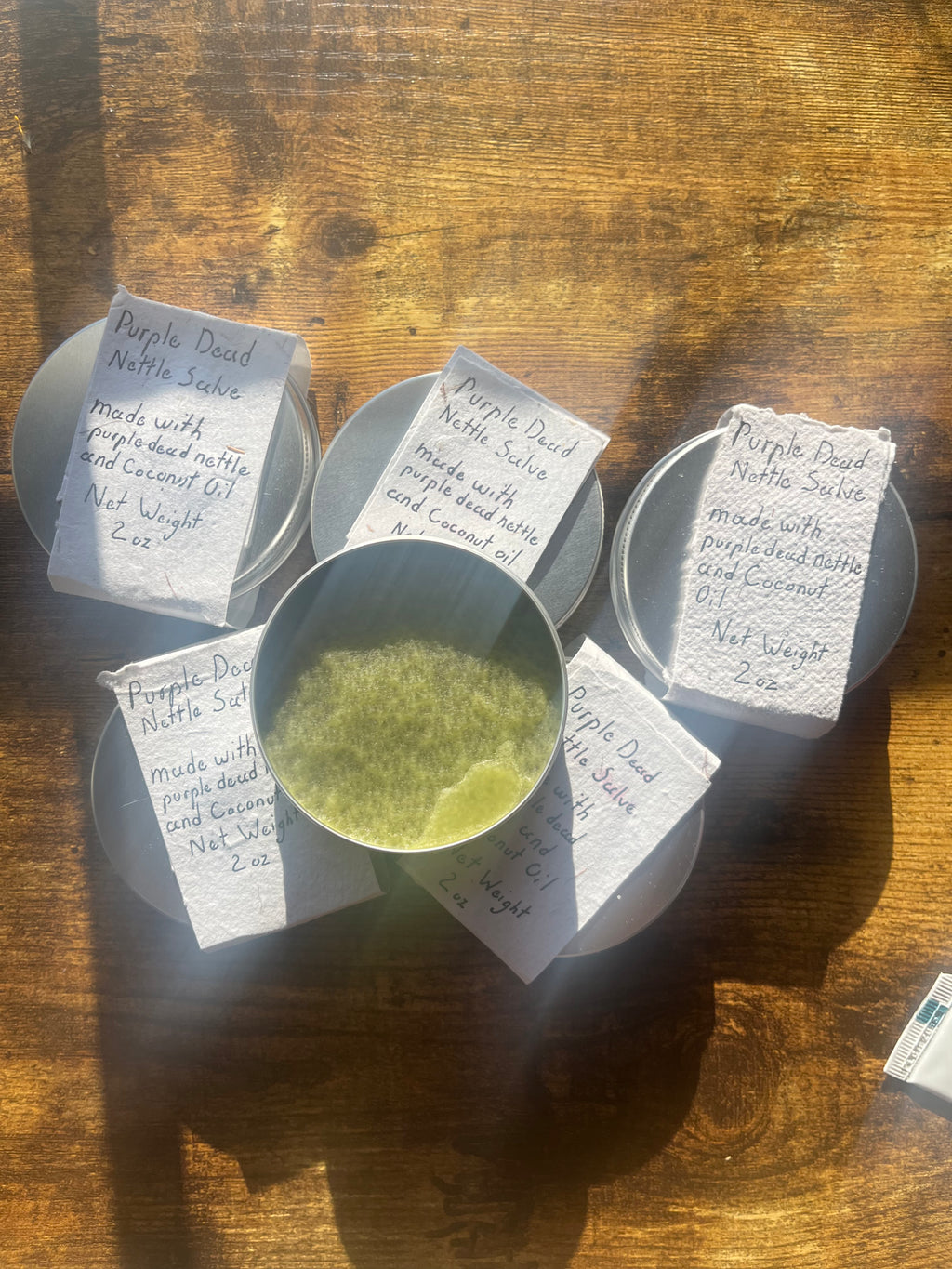 Purple dead nettle salve